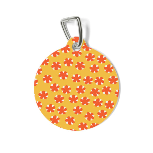 Charm Sunny Bloom | Médaille personnalisée pour chien